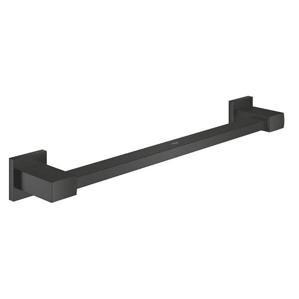 GROHE - Start Cube Barre d'appui PMR 50,4 cm, noir mat (410952430) - large
