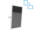 BEMETA - HELP Miroir mural PMR portrait ou paysage 60x40cm, Acier inoxydable, Blanc (301401034) - vignette