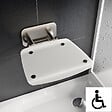 RAVAK - Ovo-B II-Opal siège de douche rabattable PMR pour cabine de douche (B8F0000052) - vignette