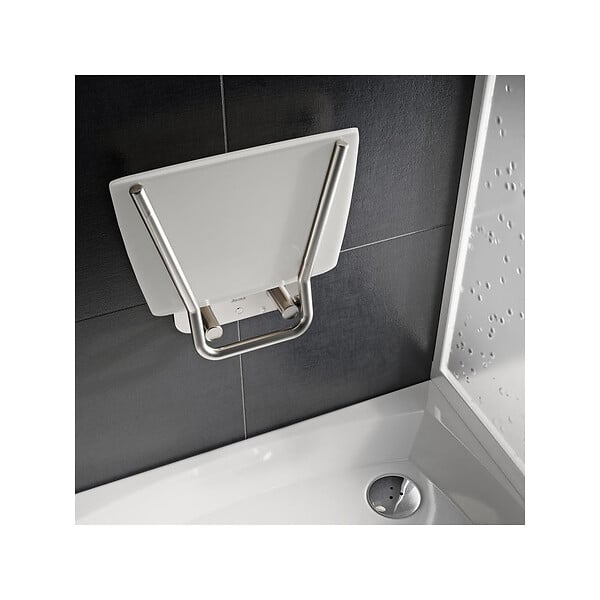 RAVAK - Ovo-B II-Opal siège de douche rabattable PMR pour cabine de douche (B8F0000052) - large
