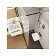 RAVAK - Ovo-B II-Opal siège de douche rabattable PMR pour cabine de douche (B8F0000052) - vignette