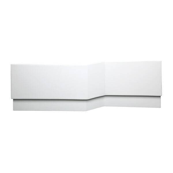 LAGUNA - 160x56 cm Beata Plus tablier de baignoire acrylique positionnement gauche, blanc (BEP1600L) - large