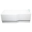 LAGUNA - 160x56 cm Beata Plus tablier de baignoire acrylique positionnement gauche, blanc (BEP1600L) - vignette