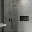 CERAMIA - Timeless Niche de Douche à encastrer, Acier Inoxydable 304, 60x30x10cm, Noir mat - vignette