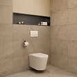 CERAMIA - Timeless Niche de Douche à encastrer, Acier Inoxydable 304, 120x28x10cm, Gun Métal brossé PVD - vignette