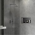 SWISS AQUA TECHNOLOGIES - Swiss Aqua Technologies Niche de Douche à encastrer, Gun Metal (SATAURN6030BGM) - vignette
