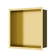 CERAMIA - Niche de Douche à encastrer, Acier Inoxydable 304, 30x30x10cm, Or brossé PVD - vignette