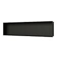 CERAMIA - Timeless Niche de Douche à encastrer, Acier Inoxydable 304, 120x28x10cm, Noir mat - vignette