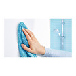 TESA - Aluxx Panier d'angle avec plateau en aluminium chromé inoxydable, pose facile sans perçage (40203-00000-00) - vignette