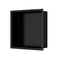 CERAMIA - Timeless Niche de Douche à encastrer, Acier Inoxydable 304, 30x30x10cm, Noir mat - vignette