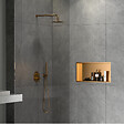 CERAMIA - Timeless Niche de Douche à encastrer, Acier Inoxydable 304, 60x30x10cm, Cuivre brossé PVD - vignette