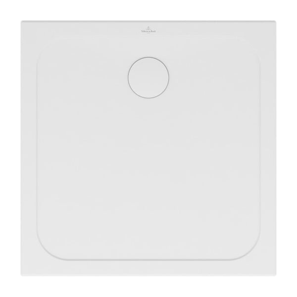 VILLEROY ET BOCH - Villeroy & Boch Lifetime Plus Receveur de douche carré 900 x 900 x 35 mm, Antidérapant, Blanc (6223D401) - large