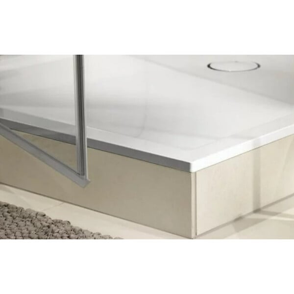 VILLEROY ET BOCH - Villeroy & Boch Lifetime Plus Receveur de douche carré 900 x 900 x 35 mm, Antidérapant, Blanc (6223D401) - large