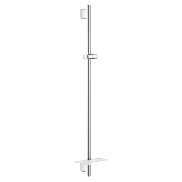 GROHE - Rainshower SmartActive barre de douche 90 cm Ø 22 mm avec tablette porte-savon, chrome (G26603000) - large