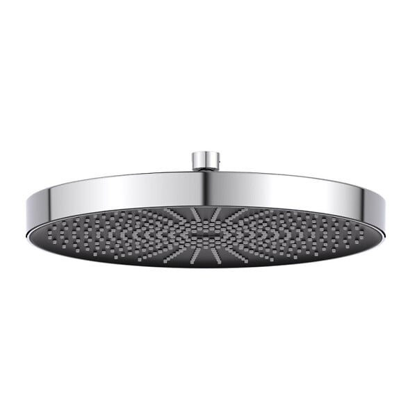 SWISS AQUA TECHNOLOGIES - Douche de tête 1 jet ronde, diamètre 30 cm, noir/chrome (SATBSHS81) - large
