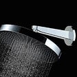SWISS AQUA TECHNOLOGIES - Douche de tête 1 jet ronde, diamètre 30 cm, noir/chrome (SATBSHS81) - vignette