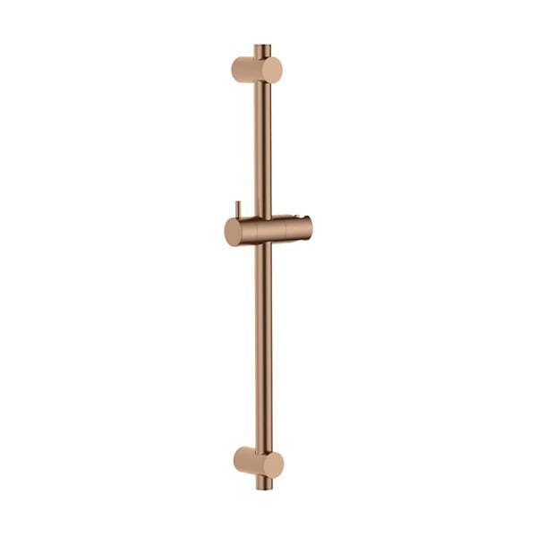 SWISS AQUA TECHNOLOGIES - Swiss Aqua Technologies Aurum barre de douche 58 cm, or rose brossé (SATBAURSSTBRG) - large