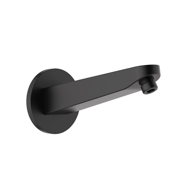 SWISS AQUA TECHNOLOGIES - Bras de douche mural 20,2 cm pour douche de tête, raccord universel, noir mat (SATBSRKMC) - large