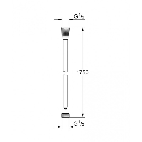 GROHE - Silverflex, 1750 mm, Warm Sunset (28388DA0) - large