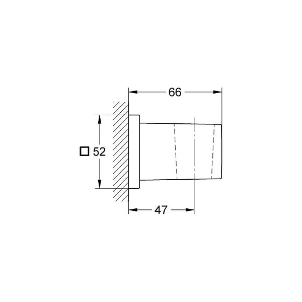 GROHE - Grohe Euphoria Cube Support mural pour douchette (27693000) - large