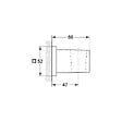 GROHE - Grohe Euphoria Cube Support mural pour douchette (27693000) - vignette