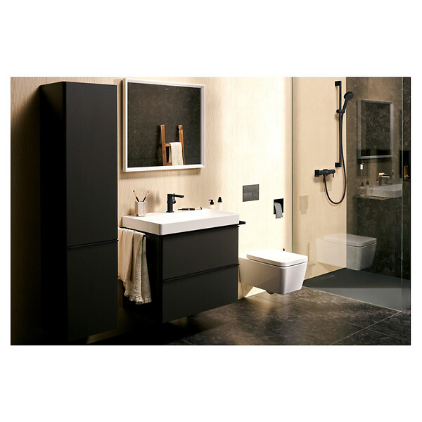 HANSGROHE - Flexible de douche Isiflex 1,60 m, noir mat (28276670) - large