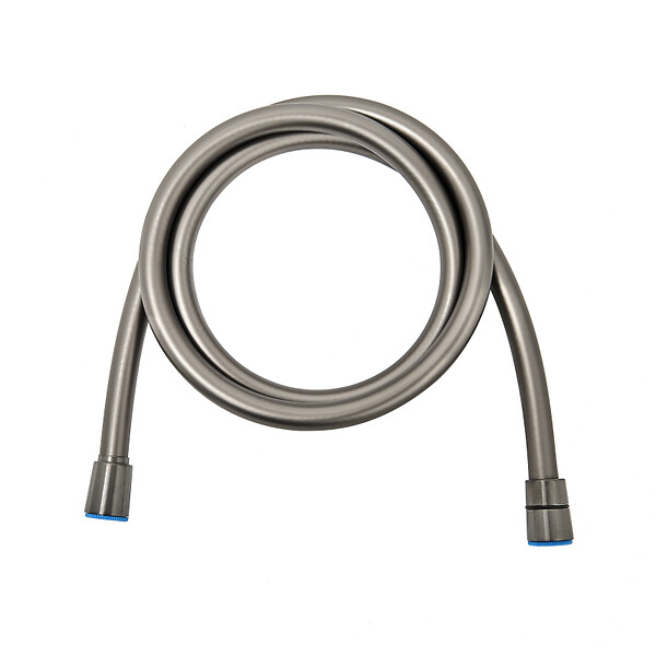 SWISS AQUA TECHNOLOGIES - Swiss Aqua Technologies Aurum flexible de douche 150 cm avec écrou anti-torsion, métal brossé (SATBAURHPBGM) - large