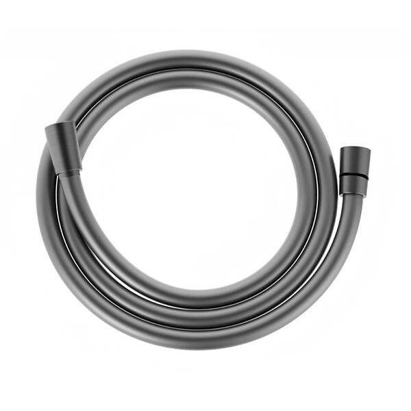 SWISS AQUA TECHNOLOGIES - Swiss Aqua Technologies Aurum flexible de douche 150 cm avec écrou anti-torsion, métal brossé (SATBAURHPBGM) - large