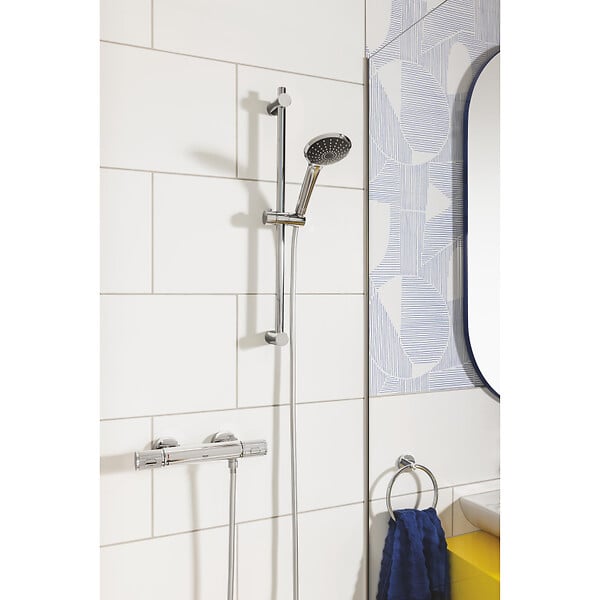GROHE - VitalioFlex Silver flexible de douche anti-torsion 175 cm, chrome (G27506001) - large