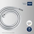 GROHE - VitalioFlex Silver flexible de douche anti-torsion 175 cm, chrome (G27506001) - vignette