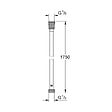 GROHE - VitalioFlex Silver flexible de douche anti-torsion 175 cm, chrome (G27506001) - vignette