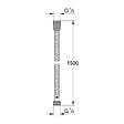 GROHE - VitalioFlex Metal flexible de douche en métal, chrome (G22108000) - vignette