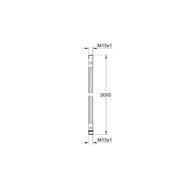 GROHE - Relexaflex Metal Flexible métallique 2000 mm (28146000) - large