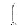 GROHE - Grohe Relexaflex Metal flexible de douche en métal 2000 mm, chrome (28140001) - vignette