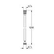 GROHE - Grohe Silverflex Flexible de douche 1250 mm, Cool Sunrise (28362GL0) - vignette