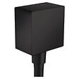 HANSGROHE - Coude de raccordement Fixfit Square, noir mat (26455670) - vignette