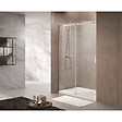 SWISS AQUA TECHNOLOGIES - Swiss Aqua Technologies T-Linea Porte coulissante douche verre trempé Easy Clean 120x200cm Ouverture droite à gauche TLDNEW120L01 - vignette