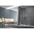 SWISS AQUA TECHNOLOGIES - Swiss Aqua Technologies Walk-in X Motion Porte coulissante de douche sans profilés, verre transparent Easy Clean 120x200cm (SIKOWIXM120) - vignette