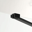 SWISS AQUA TECHNOLOGIES - Swiss Aqua Technologies Fusion ensemble porte pivotante /paroi 100x80cm anticalcaire avec profilés noir mat (SATFUD100S80C-SET) - vignette
