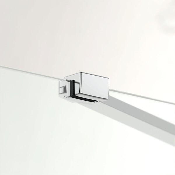 SWISS AQUA TECHNOLOGIES - Swiss Aqua Technologies Fusion ensemble porte pivotante /paroi 80x100cm anticalcaire avec profilés chrome brillant (SATFUD80S100-SET) - large