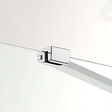 SWISS AQUA TECHNOLOGIES - Swiss Aqua Technologies Fusion ensemble porte pivotante /paroi 80x100cm anticalcaire avec profilés chrome brillant (SATFUD80S100-SET) - vignette