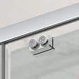SWISS AQUA TECHNOLOGIES - Swiss Aqua Technologies TEX BB ensemble porte coulissante/paroi 140x80cm anticalcaire avec profilés chrome brillant (TEXDBB140S80-SET) - vignette