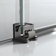HÃŒPPE - HÜPPE  Next - Paroi douche et porte coulissante 90x90cm en verre transparent + Profilés chromés brillants (145002.069.322) - vignette