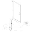 SWISS AQUA TECHNOLOGIES - Swiss Aqua Technologies TEX-C ensemble porte compact/paroi 80x80cm anticalcaire avec profilés chrome brillant (SATTEXC80S80) - vignette