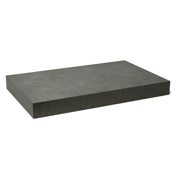 EGGER - Egger Naturel plan vasque 143,5x8x50 cm, gris foncé mat effet beton (DO14050BCS) - large