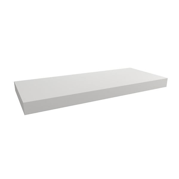 NATUREL - Naturel plan vasque 120x8x50 cm, blanc brillant (DO12050B) - large