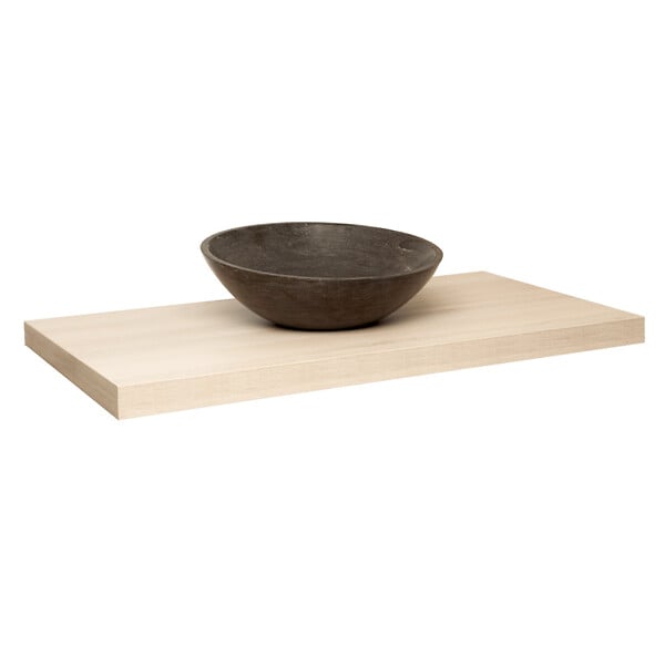 NATUREL - Plaque sous lavabo Naturel Dolce 120x50 cm acacia DO12050AK - large