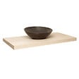 NATUREL - Plaque sous lavabo Naturel Dolce 120x50 cm acacia DO12050AK - vignette