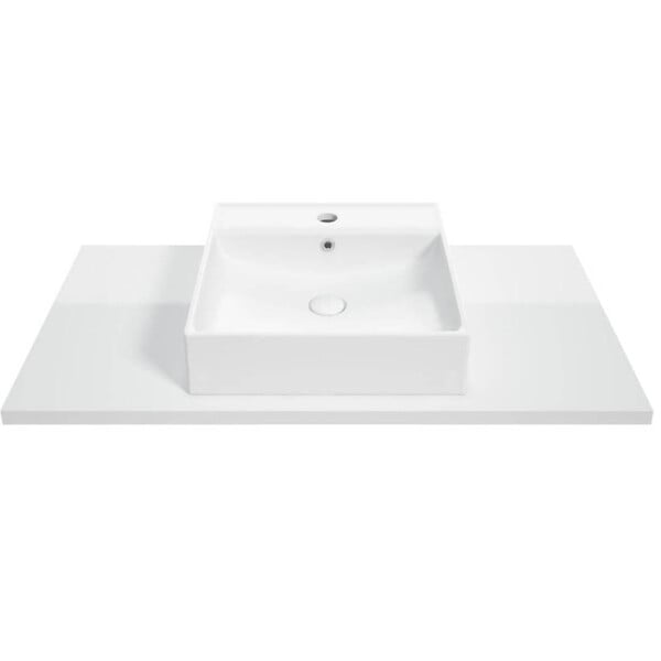 NATUREL - Plan Naturel Stilla 90x2,5x46 cm blanc (STILLAF09002) - large