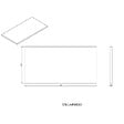 NATUREL - Plan Naturel Stilla 90x2,5x46 cm marron (STILLAF09001) - vignette